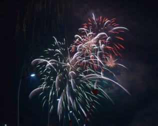 新年の花火