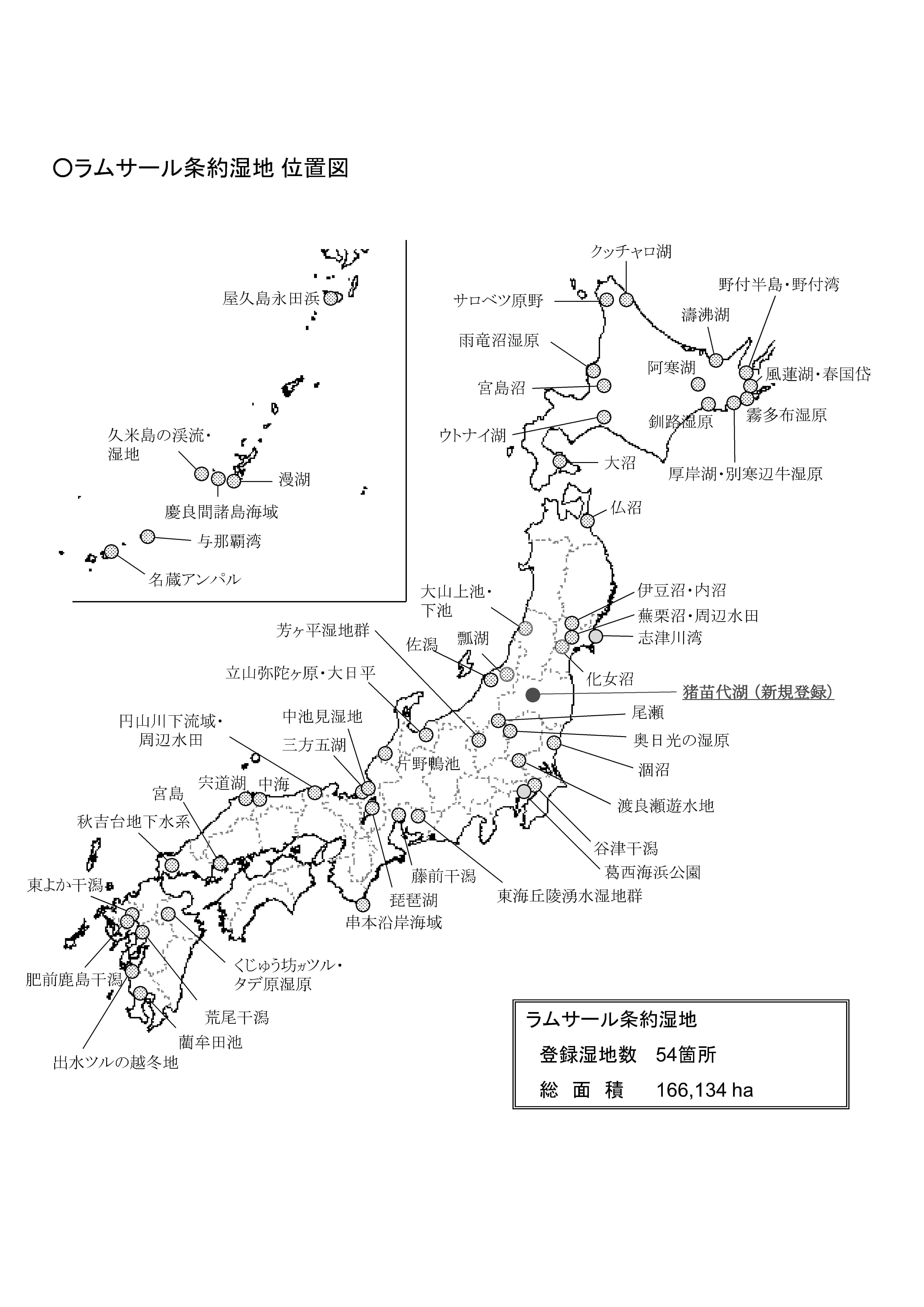 日本のラムサール条約登録湿地