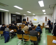 平成25年1月の住民説明会の様子