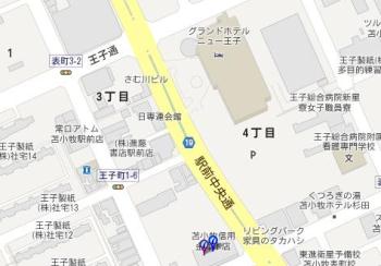 苫小牧信用金庫本店地図