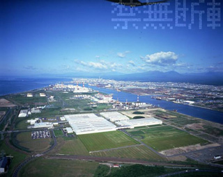 西部工業地域の空撮写真