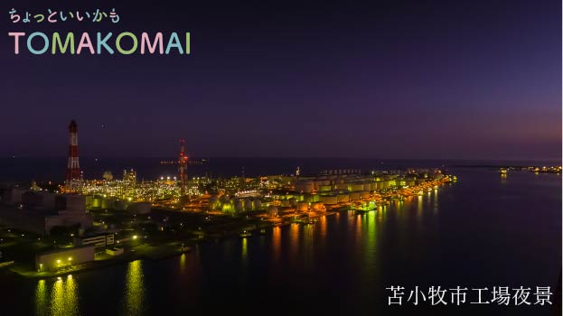 苫小牧工場夜景